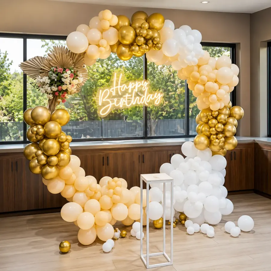 Pretty Pastel Background — decoration setup in Pune