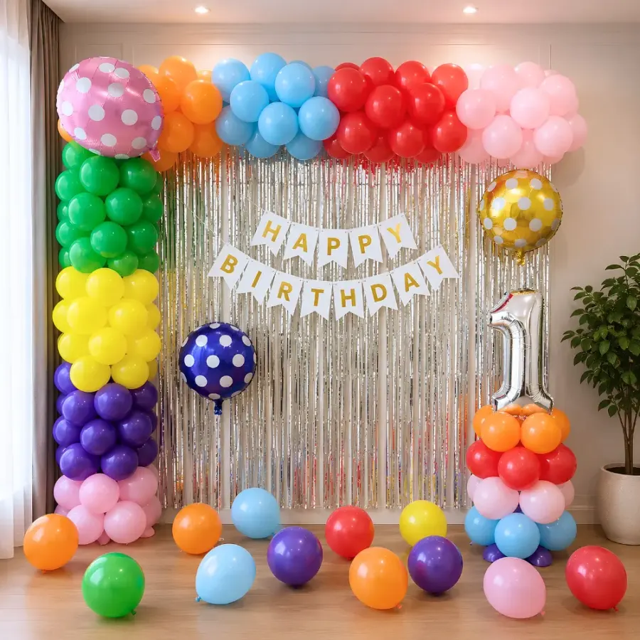 Candy Theme Decoration — decoration setup in Pune
