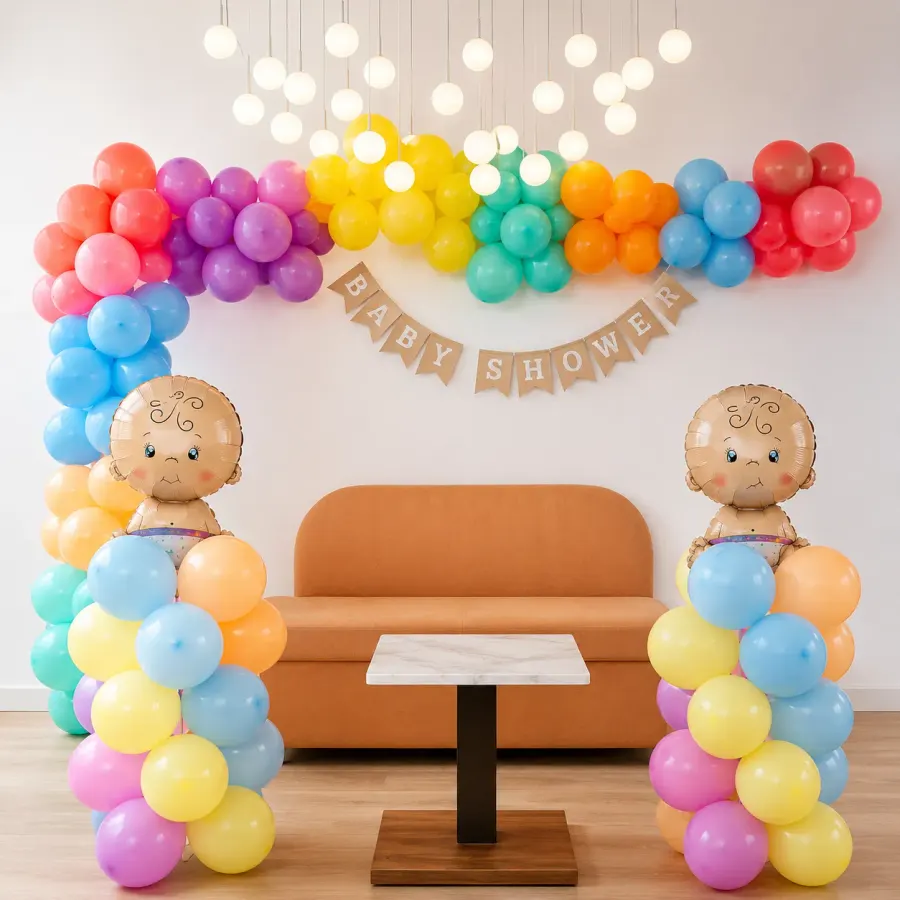 Simple Decor For Baby Shower — decoration setup in Pune