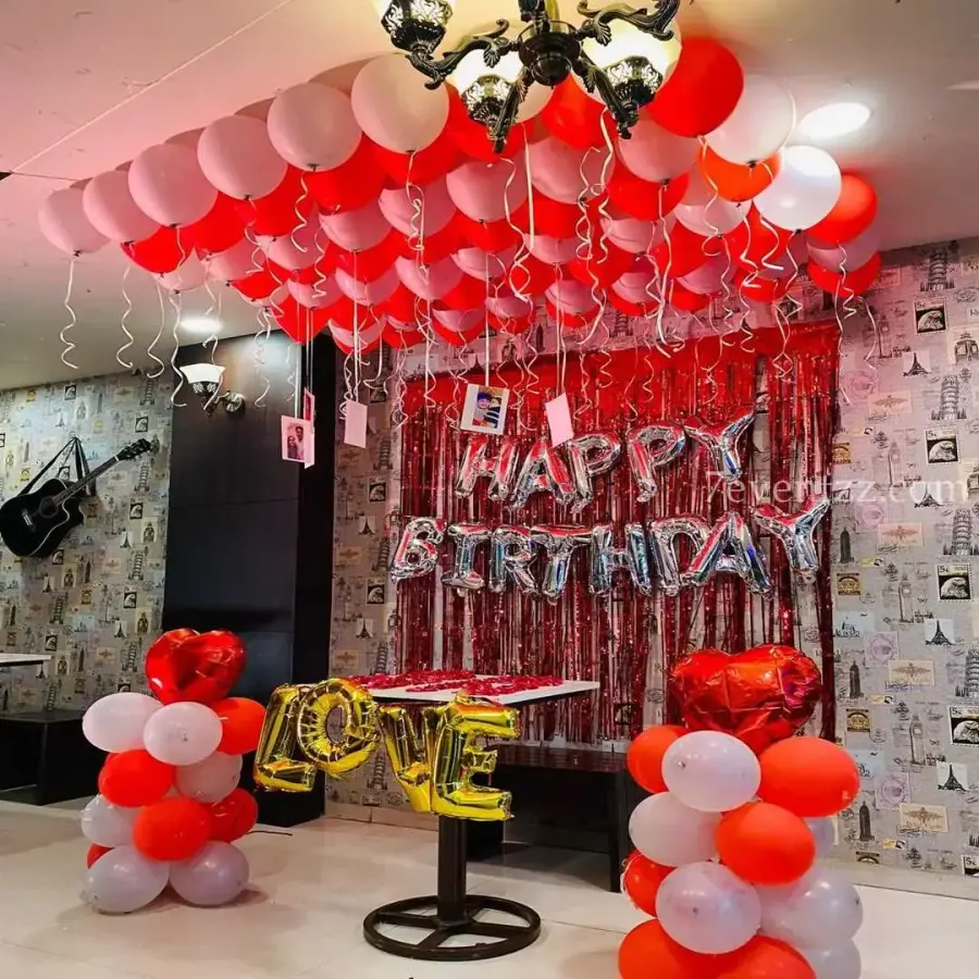Wife Birthday Surprise — decoration setup in Pune