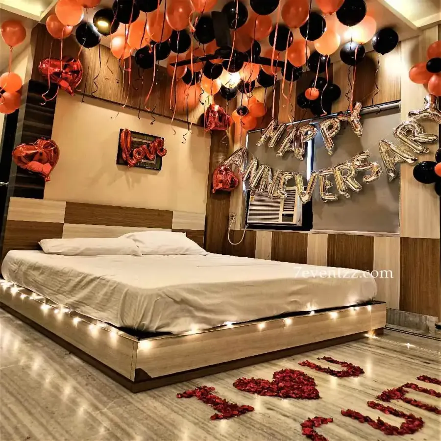 Room Decor For Anniversary — decoration setup in Pune