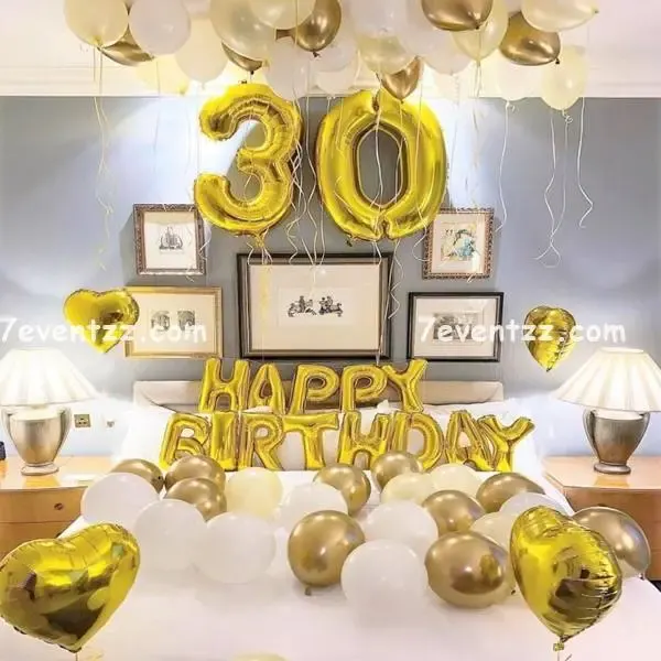 Pretty 30th Birthday Setup — decoration setup in Pune