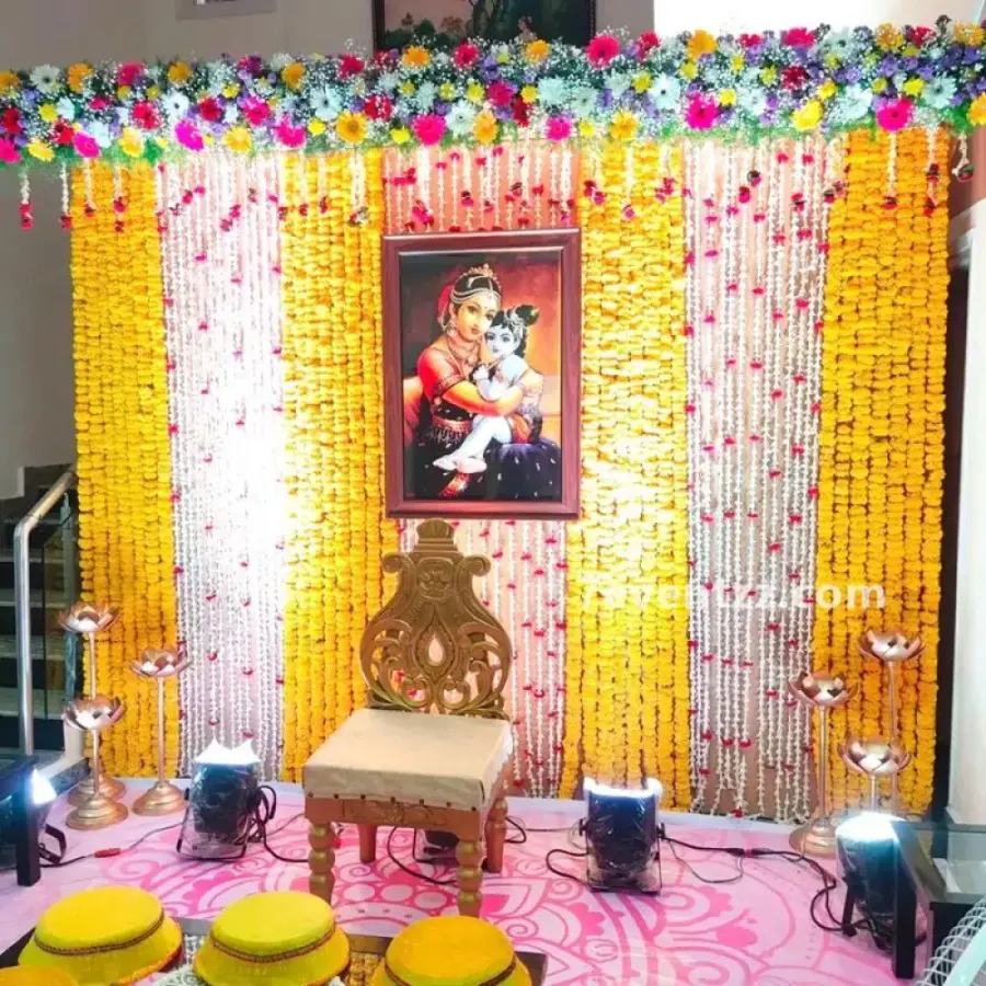 Valaikappu Flower Decoration — photo 3