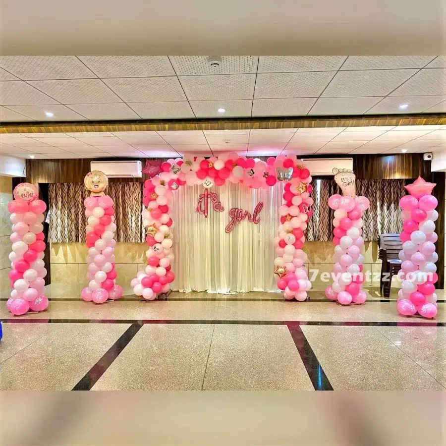 Welcome Baby Stage Decoration — decoration setup in Pune