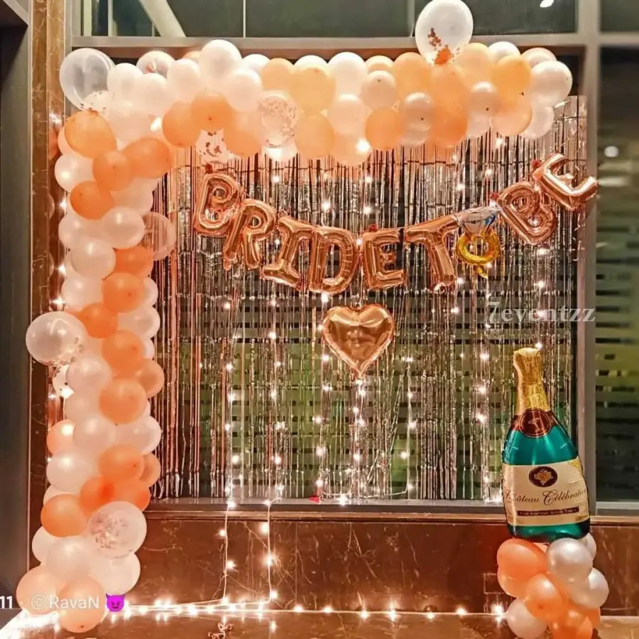 Sparkling Bride to Be — decoration setup in Pune