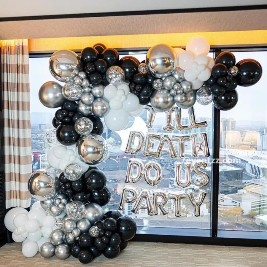 Party Balloon Garland — decoration setup in Pune