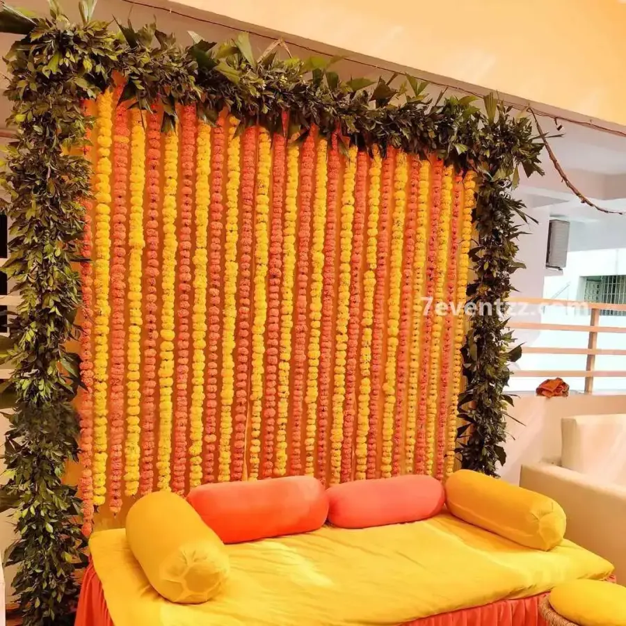 Elegant Haldi Setup — decoration setup in Pune