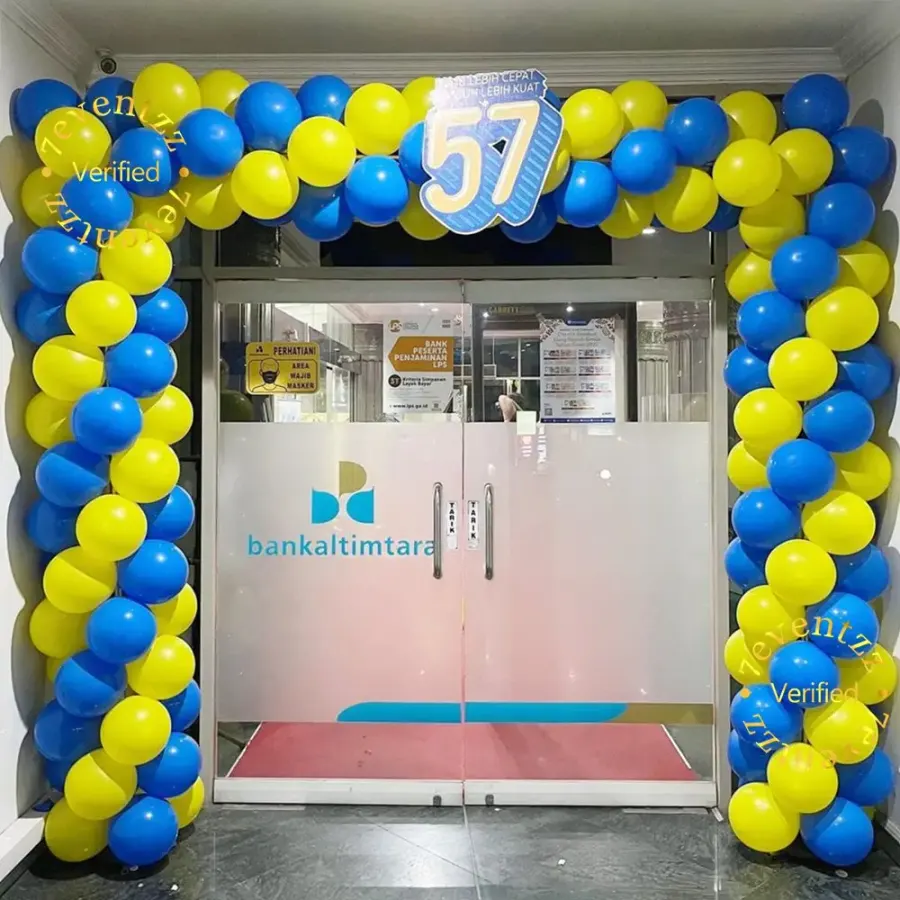 Office Anniversary Balloon Decor — decoration setup in Pune