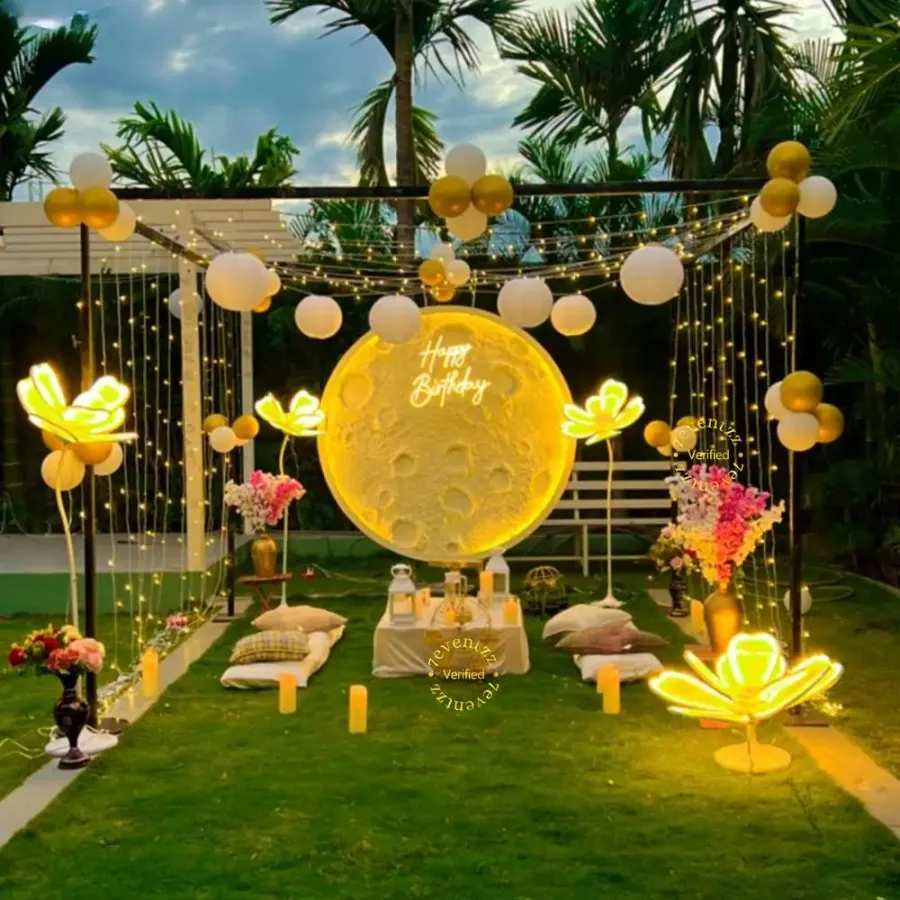 Moonlit Dining Experience — decoration setup in Pune