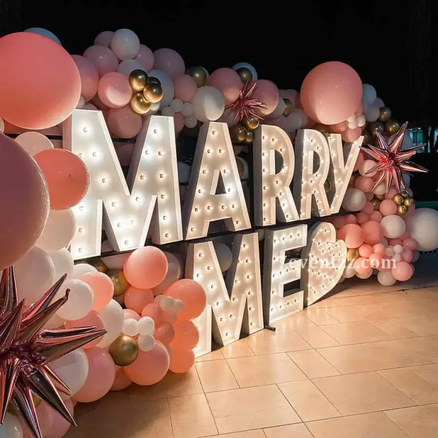 Pastel Marry Me Decoration — photo 2