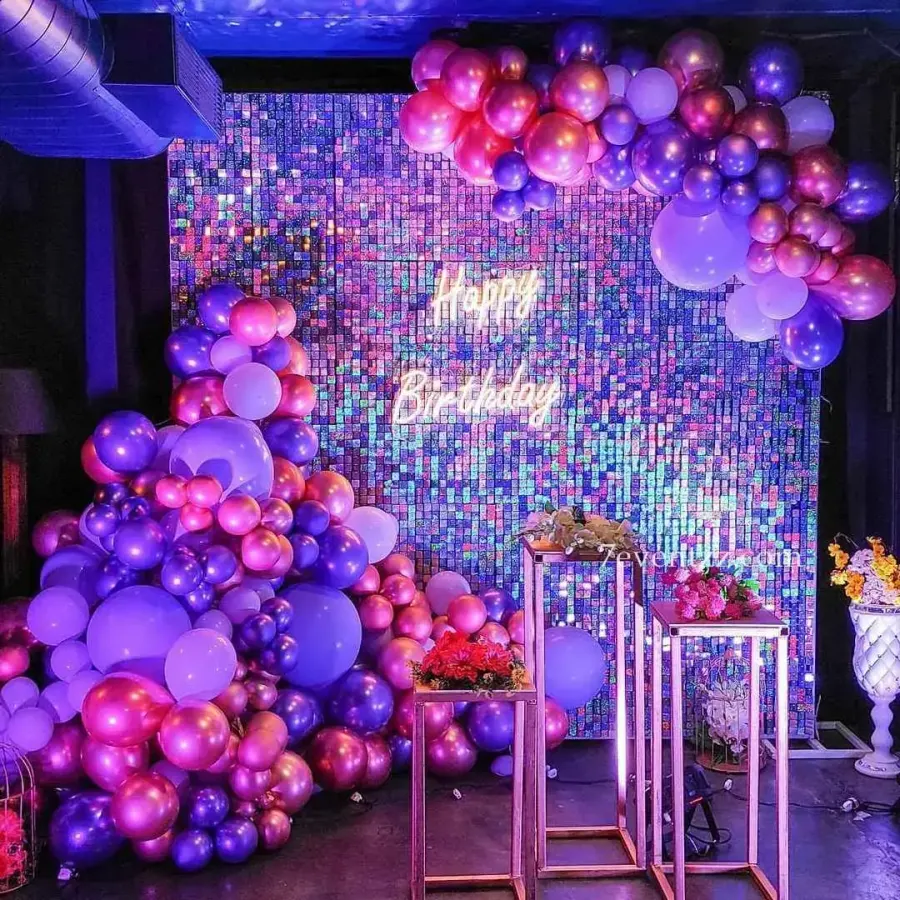 Sequence Backdrop Decoration — decoration setup in Pune