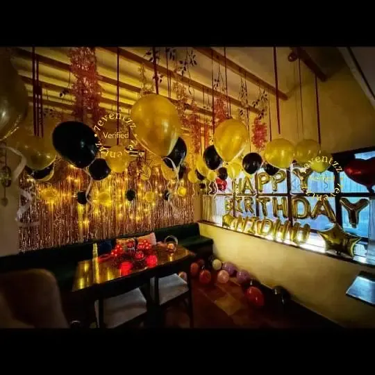 Private Dinning Space for Couple — decoration setup in Pune