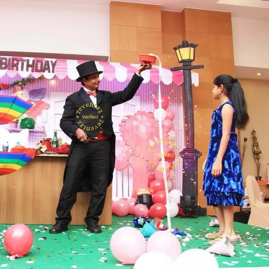 Fun Magic Show — decoration setup in Pune