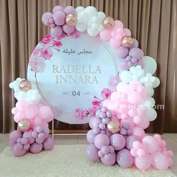 Pretty Pink White Decoration — decoration setup in Pune