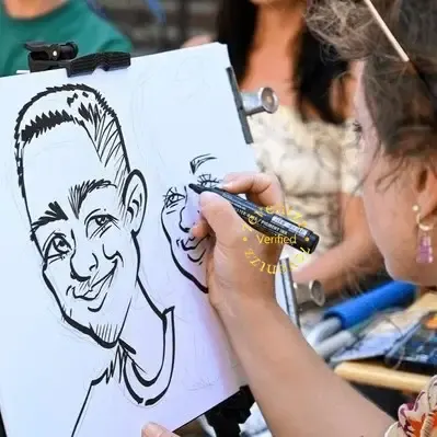 Caricature Artist for Birthday in Delhi — decoration setup in Pune
