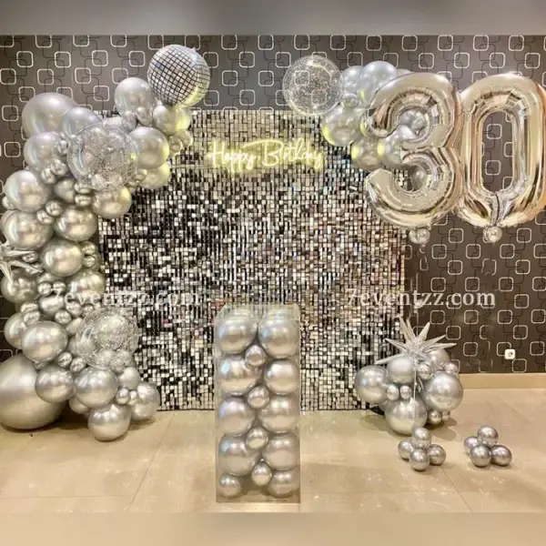 Silver Shimmer Decoration — photo 2