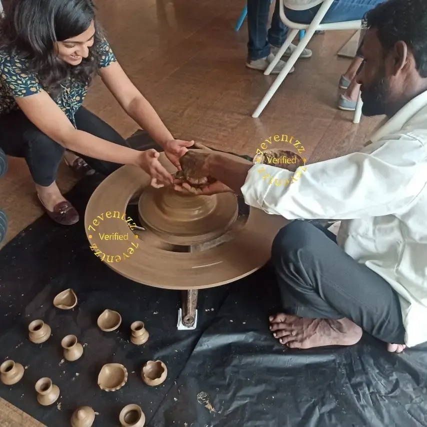 Pottery Making Activity for Kids in Chennai — decoration setup in Pune