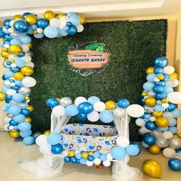 Baby Name Revealing Decoration — decoration setup in Pune