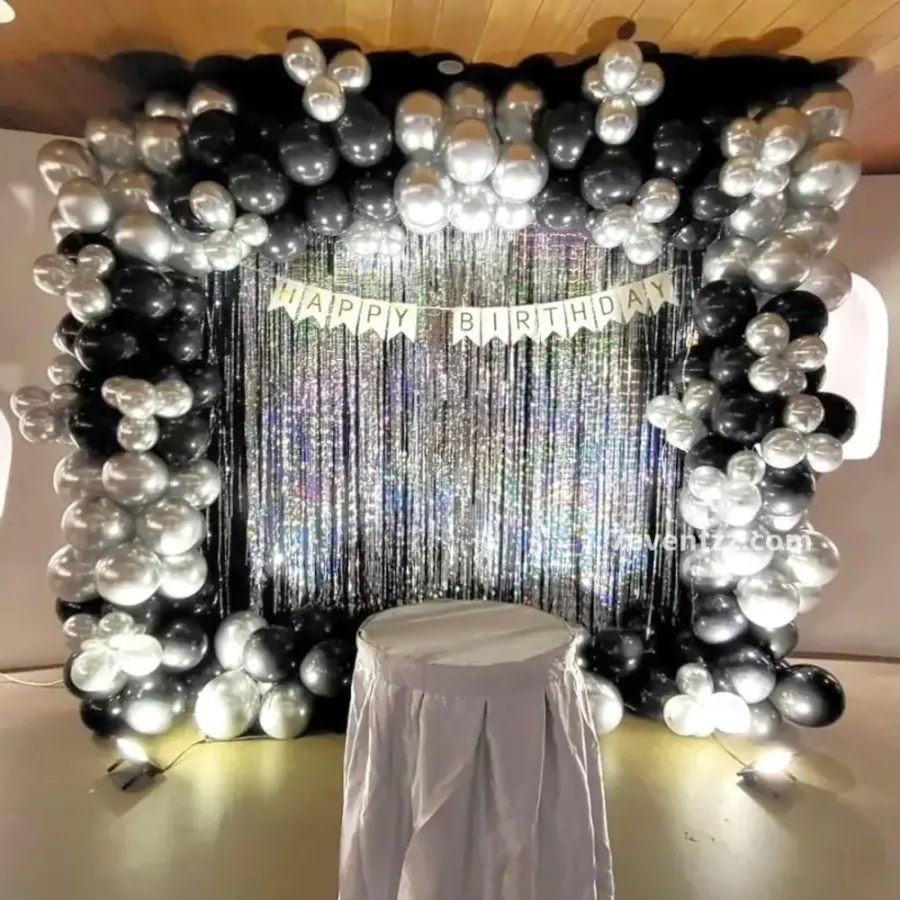 Balloon Garland Decoration — decoration setup in Pune