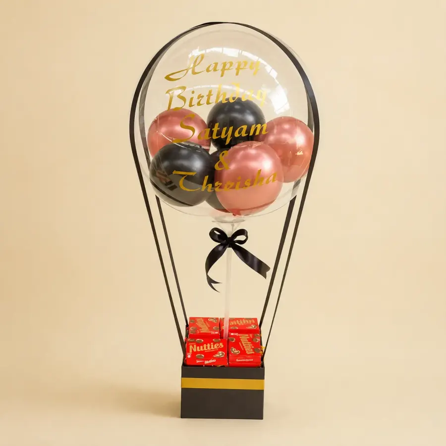Chocolate Balloon Bouquet — decoration setup in Pune