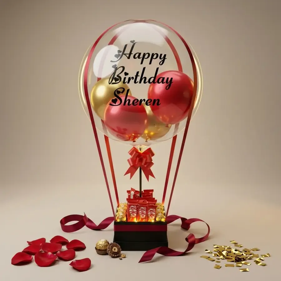 Kitkat Balloon Bouquet — decoration setup in Pune