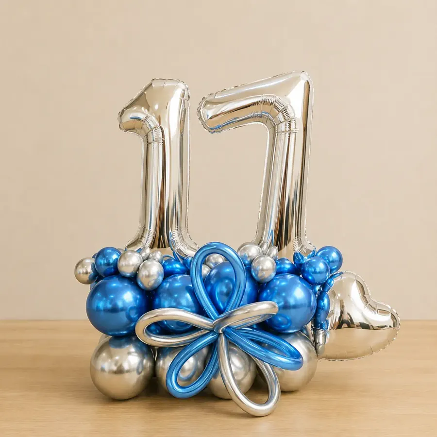 Balloon Bouquet Happy Birthday — decoration setup in Pune