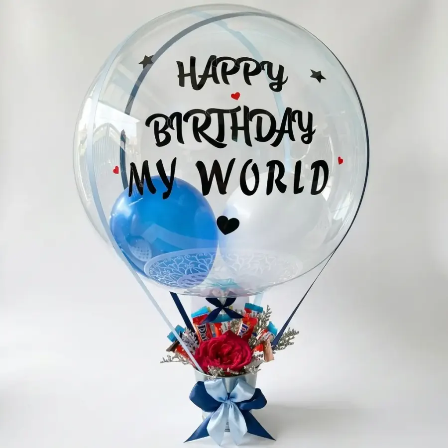 Balloon Bouquet for Birthday — decoration setup in Pune