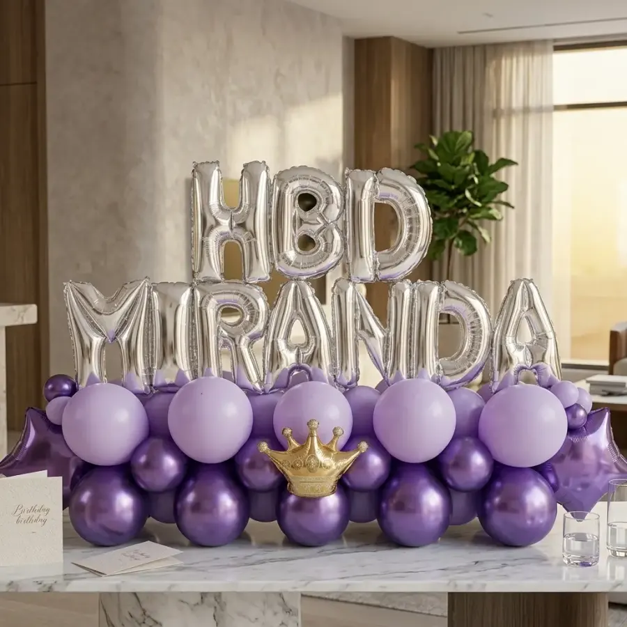 Name Balloon Bouquet — photo 2