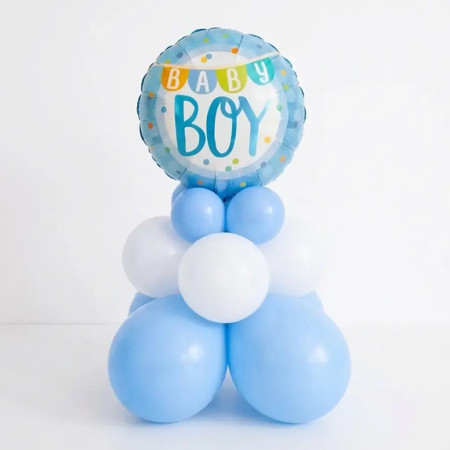 Baby Boy Balloon Bouquet — decoration setup in Pune