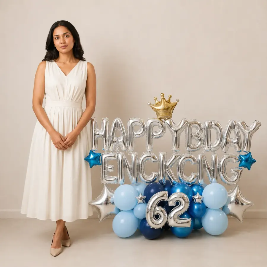 Balloon Bouquet Stand — decoration setup in Pune