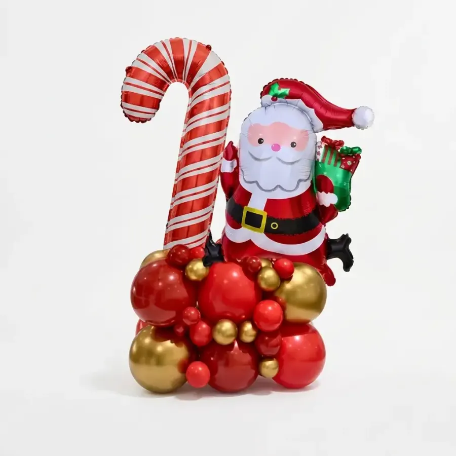 Santa Balloon Bouquet — decoration setup in Pune
