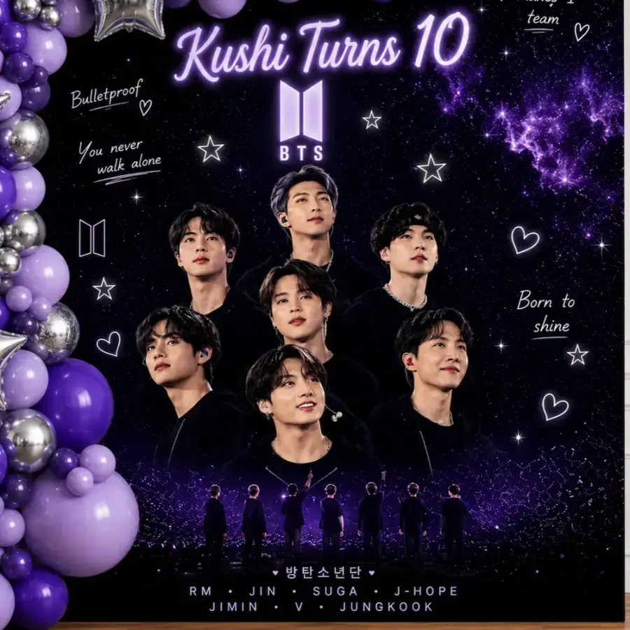 BTS Birthday Decoration at Home — photo 2