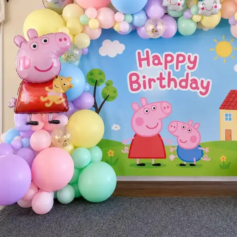 Peppa Pig Theme Birthday Decoration — photo 2