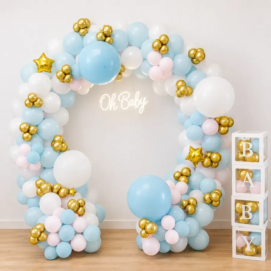 Vibrant Oh Baby Decoration — decoration setup in Pune