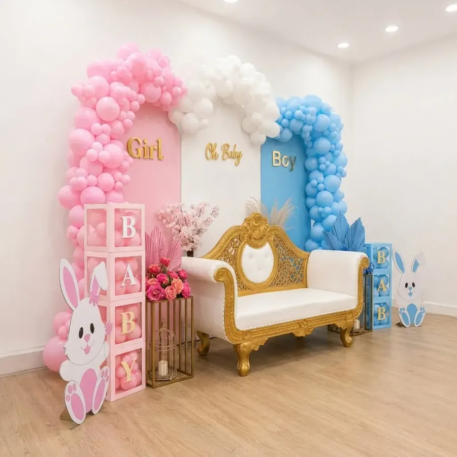 Customized Baby Shower Stage Decoration — photo 2