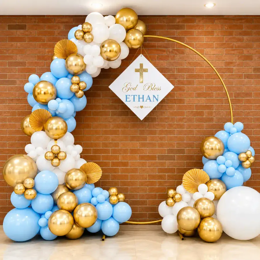 Elegant God Bless Decoration — decoration setup in Pune