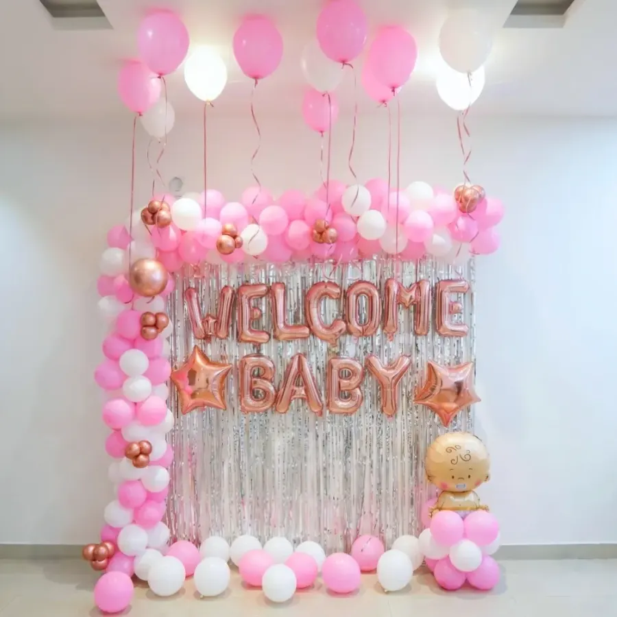 Little Bundle Of Joy Welcome Decoration — decoration setup in Pune