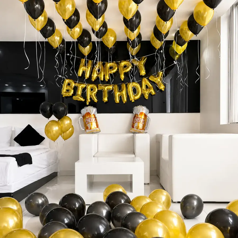 Simple Birthday Hall Decoration — photo 2