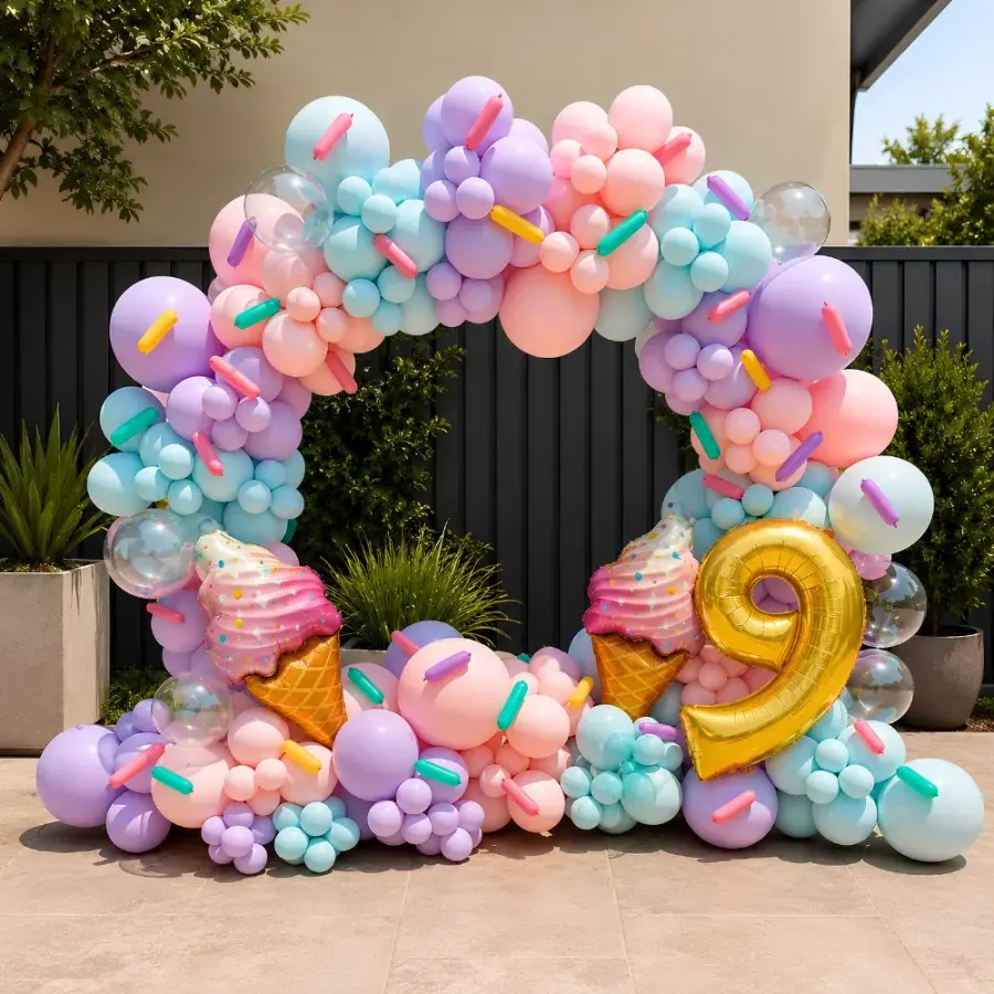 Ice Cream Theme Decoration — decoration setup in Pune