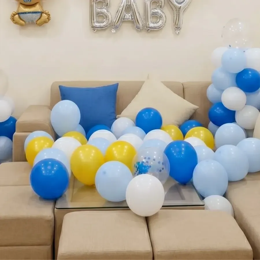 Baby Boy Homecoming Balloon Decoration — photo 3