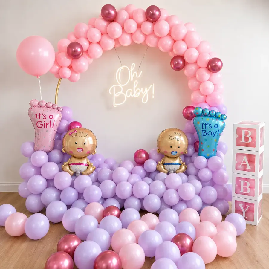Oh Baby Neon — decoration setup in Pune