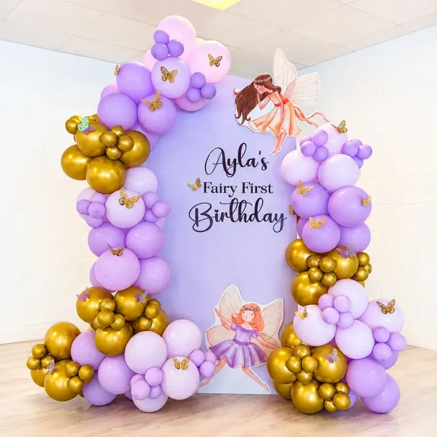 Elegant Fairy Theme Birthday Decoration — decoration setup in Pune