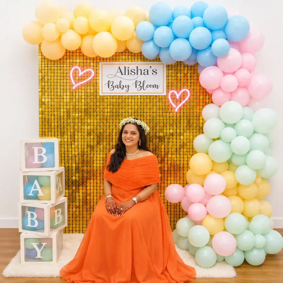 Sequence Baby Shower — decoration setup in Pune