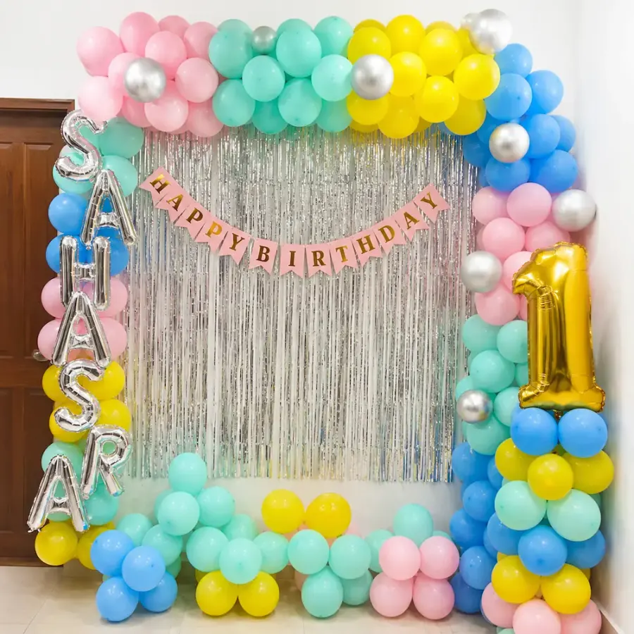 First Birthday Decoration — decoration setup in Pune