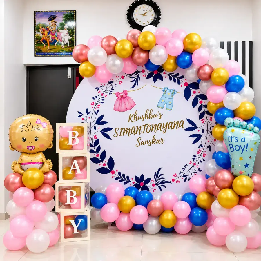 Seemantham Decoration — decoration setup in Pune