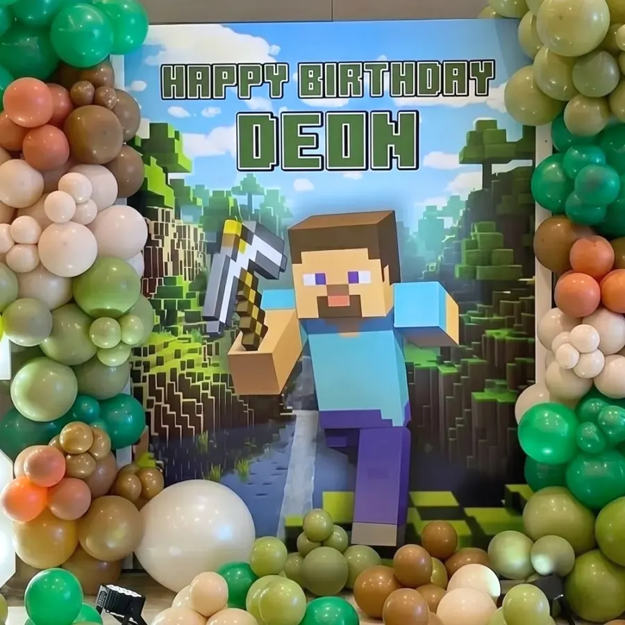 Minecraft Adventures Birthday Decoration — photo 3