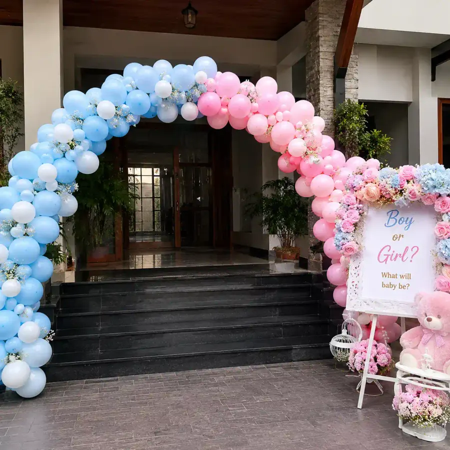 Customized Baby Shower Stage Decoration — photo 3
