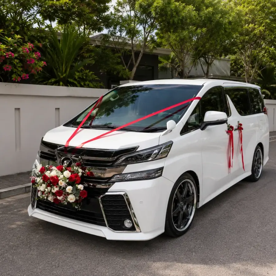 Car Marriage Decoration — decoration setup in Pune