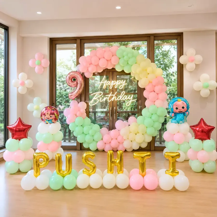Balloon Stand Decoration — decoration setup in Pune
