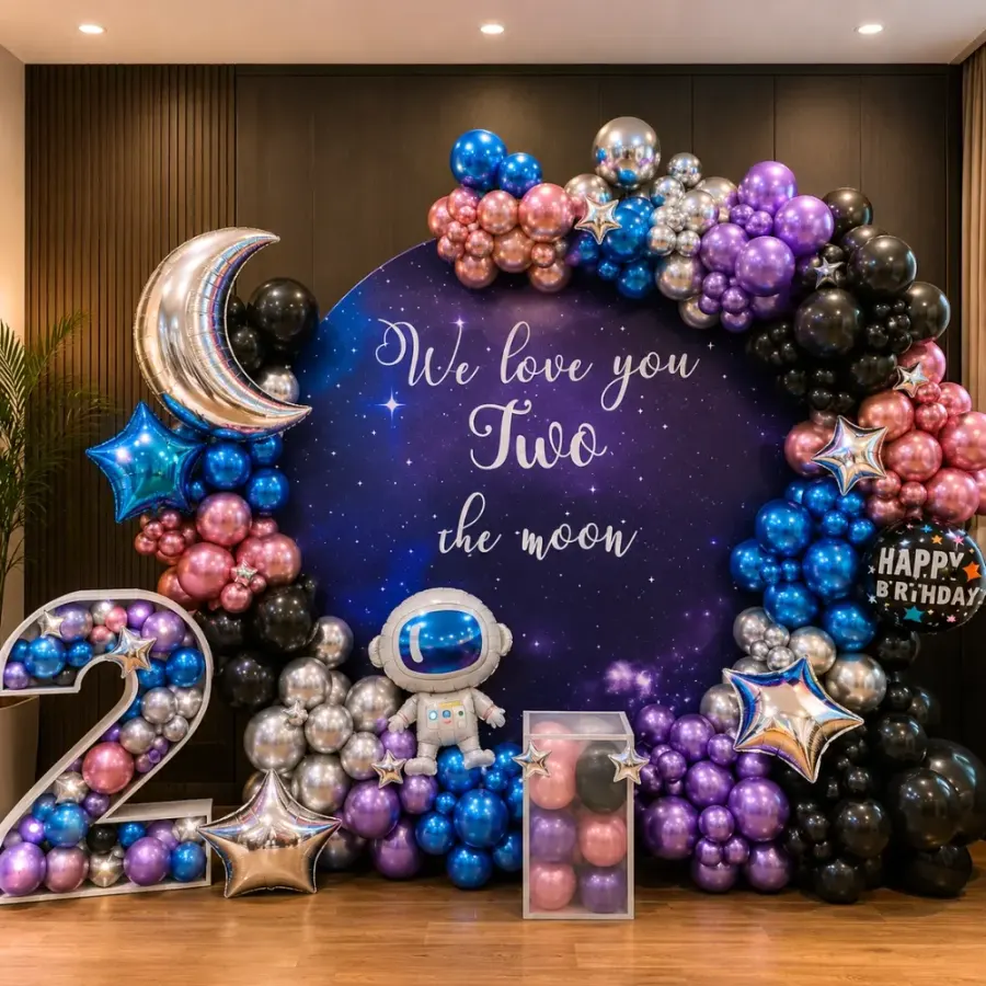 Space Theme — decoration setup in Pune